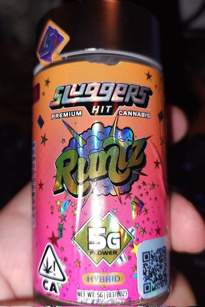 SLUGERS HIT PREMIUM CANNABIS RUNTZ 5G FLOWER FOR SALE AT $20