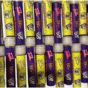 Hand-rolled Fidels x Kapow Berries hash hole pre-roll featuring 1.5g of Melon Berries THCa flower and 0.5g of cold cure KB rosin, crafted with a champelli tip for clean burn and terpene-rich flavor.