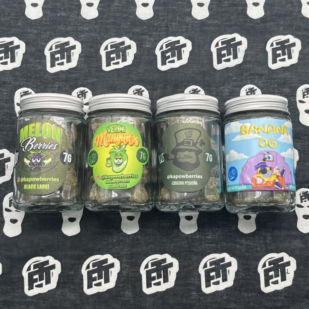 Elegant Black Label Kapow Berries Jar showcasing premium design and rich berry indulgence