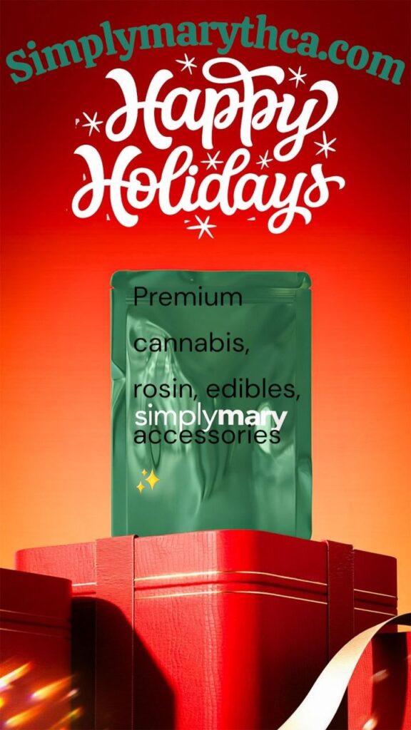 Simply Mary THCa 2025 | Premium Flower, Rosin, Edibles & Cannabis Accessories Guide Simply Mary THCa 2025 cannabis lineup featuring premium flower, solventless rosin, edibles, and Puffco accessories