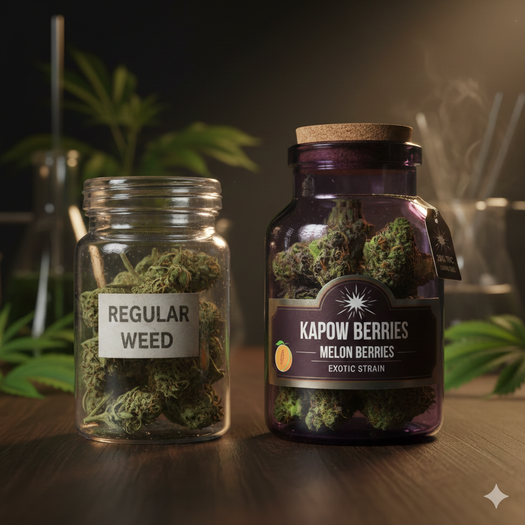 Exotic vs. Regular Weed: 5 Reasons Why Kapow Berries is the 2026 Gold Standard 1768528443989