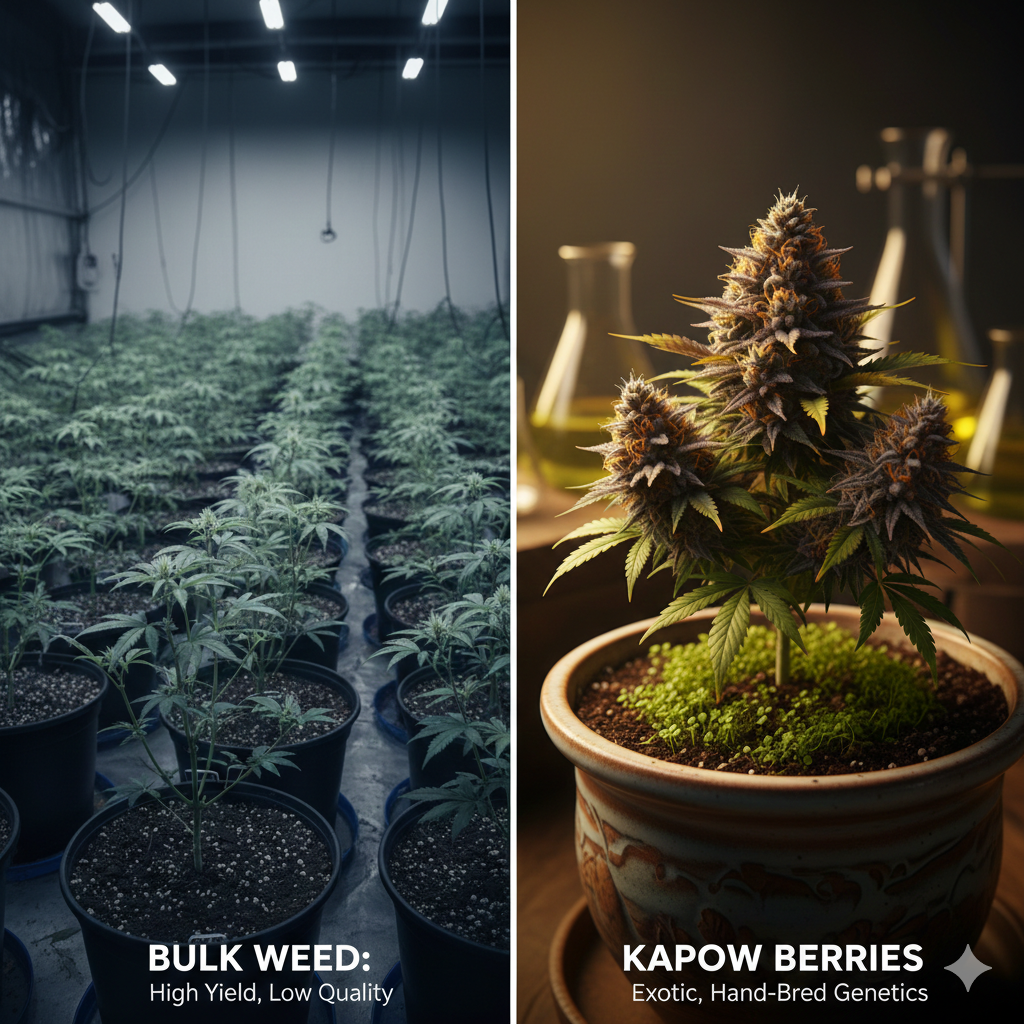 Exotic vs. Regular Weed: 5 Reasons Why Kapow Berries is the 2026 Gold Standard 1768528524458