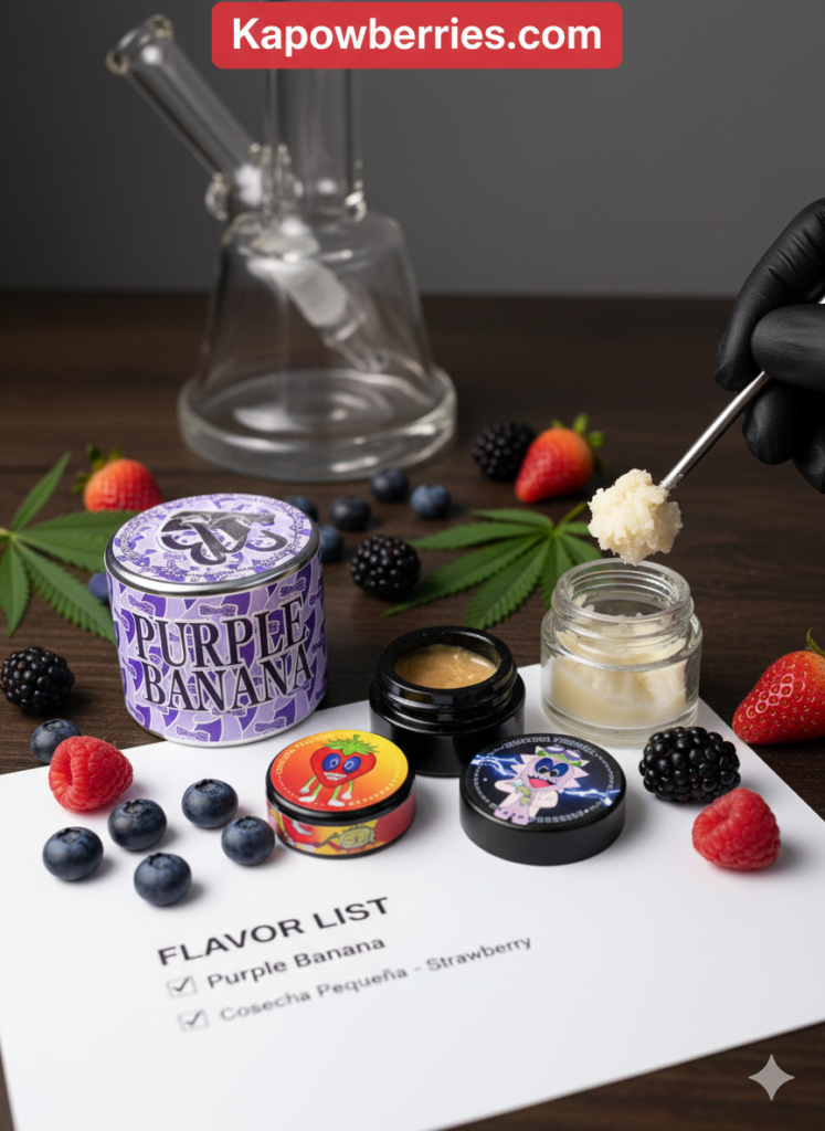 Kapow Berries Hash Rosin: The Ultimate Flavor Guide & Terpene Directory 1770440185789