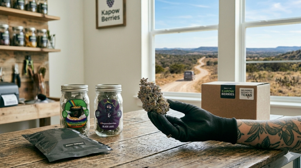 Kapow Berries: The Best Premium Cannabis Online Store Serving Texas in 2026 1774098993387