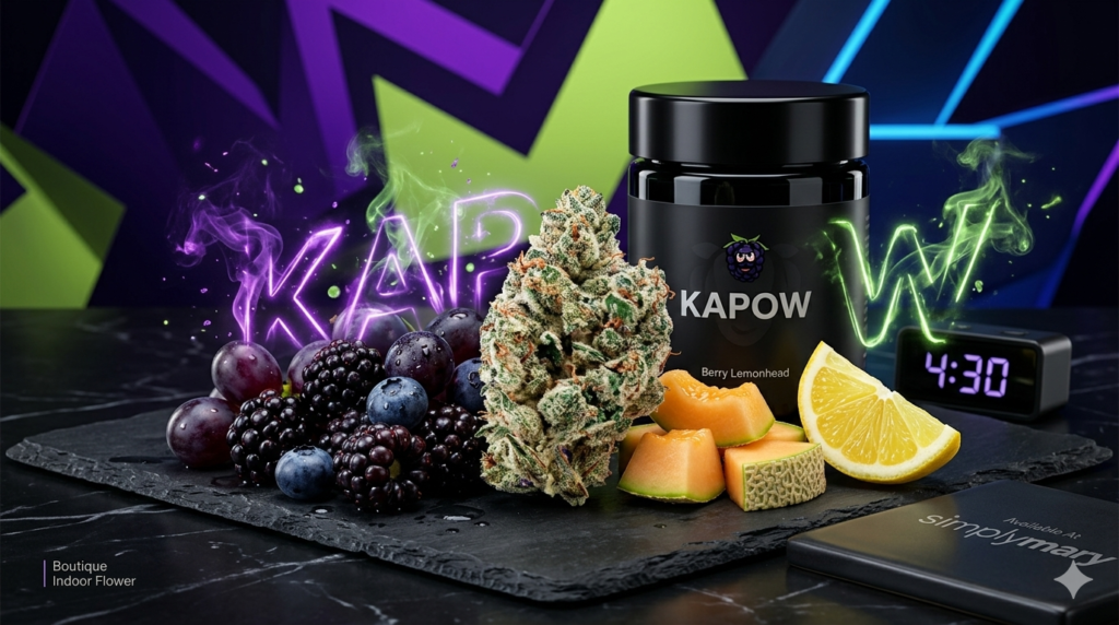 Kapowberries Review: The Elite Fruit & Gas THCa Drop at Simply Mary 1778168266504